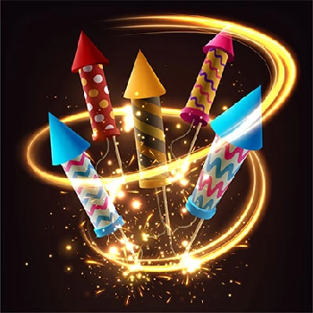 Rocket Fireworks firecrackers in Salem by Narbhavi Crackers